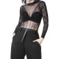 Body de Rejilla con Flores Body de Rejilla con Flores