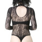 Body de Rejilla con Flores Body de Rejilla con Flores