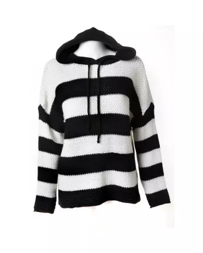 Pullover mit Streifen und Kapuze der Style-Marke für 19,00 €