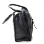Schwarze Tasche mit Reißverschluss Schwarze Tasche mit Reißverschluss