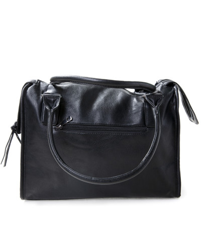 Schwarz-Graue Gothic Tasche