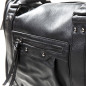 Schwarze Tasche mit Reißverschluss Schwarze Tasche mit Reißverschluss
