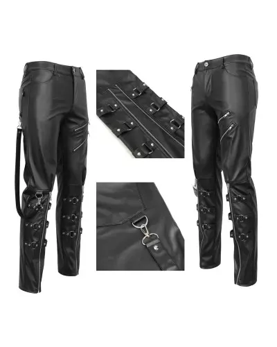 Hose aus Kunstleder für Männer der Devil Fashion-Marke für 105,00 €