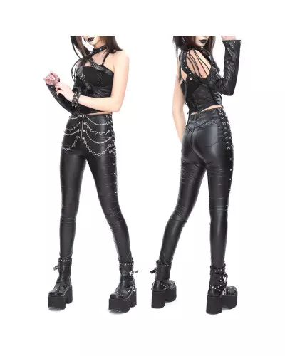 Elastische Hose mit Ketten der Devil Fashion-Marke für 83,50 €