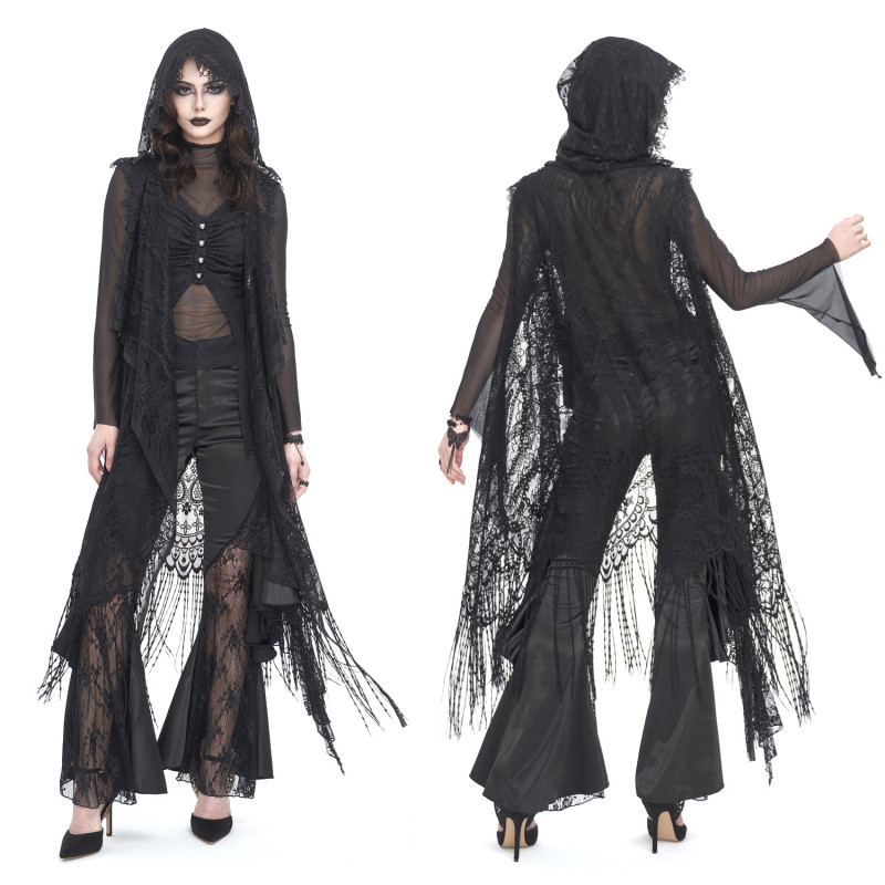 Long Lace Cape