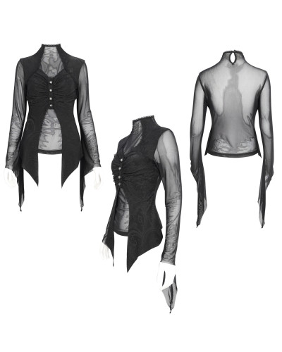 Camiseta Gótica Transparente