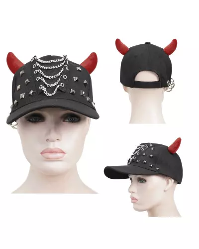 Kappe mit Hörnern der Devil Fashion-Marke für 30,50 €