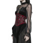 Red Underbust Corset with Filigree Red Underbust Corset with Filigree