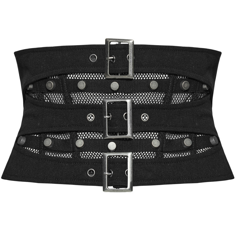 Gothic Underbust Corset with Zipper