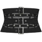 Underbust Corset with Mesh and Buckles