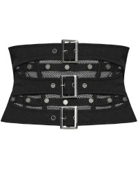 Corset Underbust Gótico com Zíper