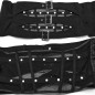 Underbust Corset with Mesh and Buckles