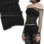 Underbust Corset with Mesh and Buckles