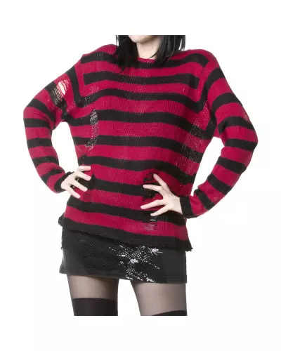 Black and Red Sweater from Style Brand at €17.00