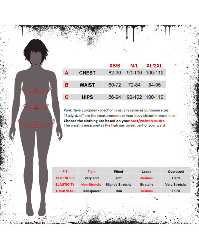 Corset Underbust Gótico com Zíper