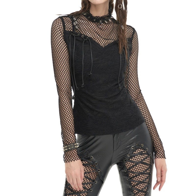 Camiseta con Rejilla
