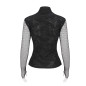 T-Shirt mit Netzstoff T-Shirt mit Netzstoff