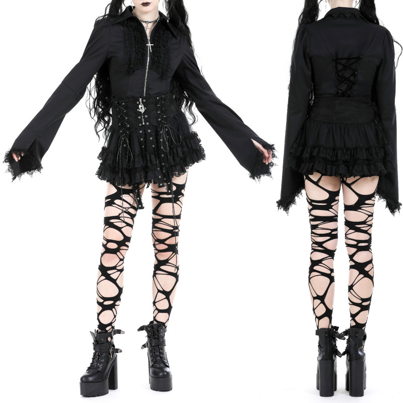 Mini Skirt with Lace