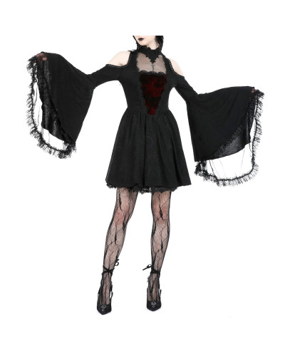 Vestido Gótico con Encaje