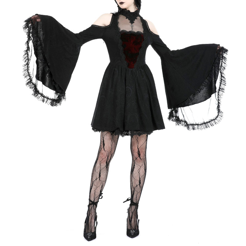 Vestido Gótico con Encaje