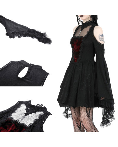 Vestido Gótico con Encaje