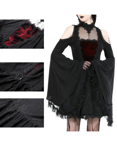 Vestido Gótico con Encaje