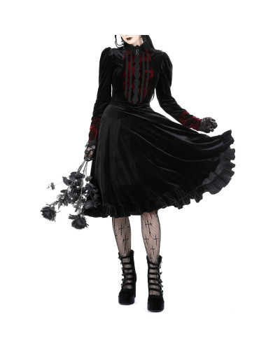 Vestido Gótico de Terciopelo