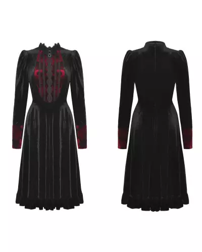 Kleid aus Samt der Dark in love-Marke für 69,00 €
