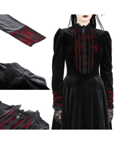 Vestido Gótico de Terciopelo