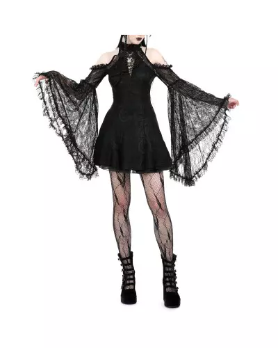 Kleid mit Ärmeln aus Spitze der Dark in love-Marke für 65,90 €