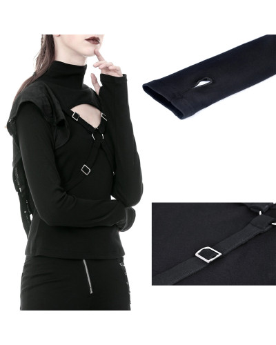 Gothic T-Shirt with Hood
