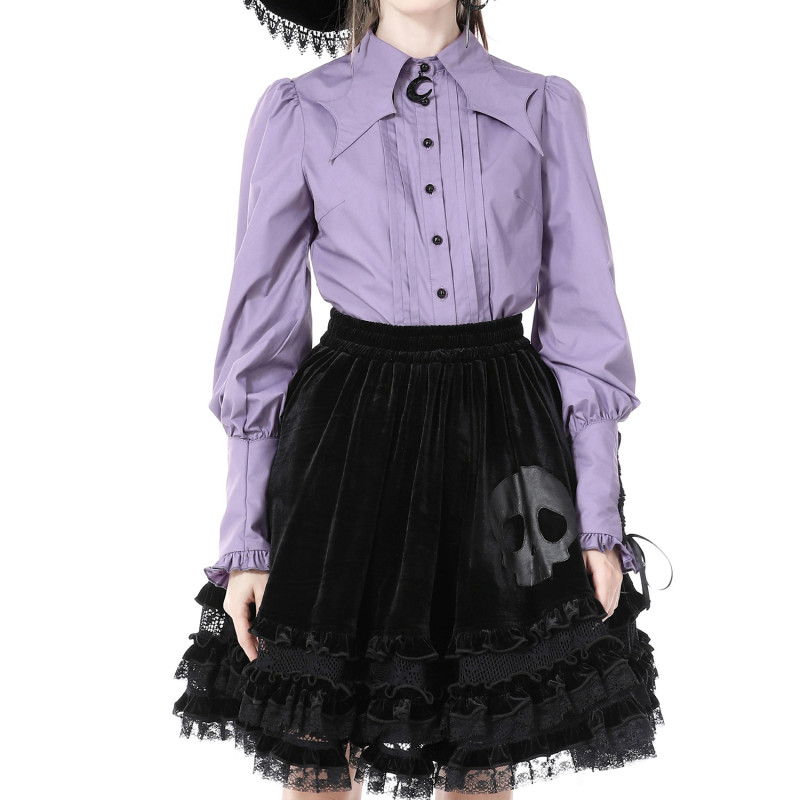 Camisa Gótica Negra