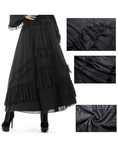 Gothic Rock mit Rüschen
