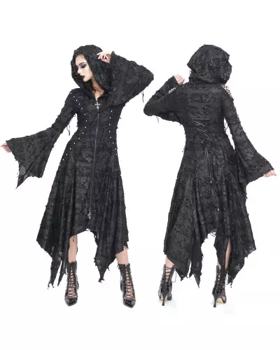 Long Jacket with Hood from Devil Fashion Brand at €125.00