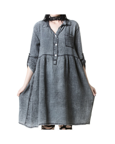 Graues Gothic Kleid