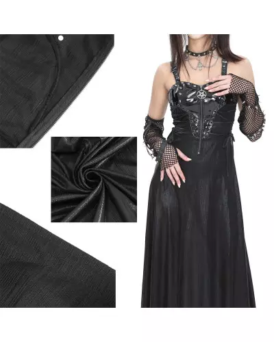 Black Dress with Straps from Devil Fashion Brand at €70.00