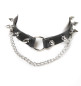 Choker with Studs and Chain
