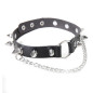 Choker with Studs and Chain