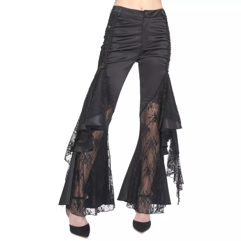 Calça Elegante com Renda da Marca Devil Fashion por 76,50 €