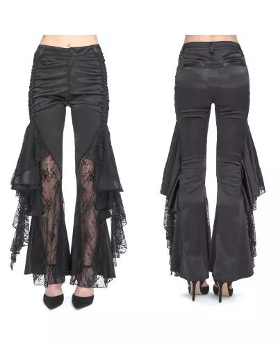 Pantalón Elegante con Encaje marca Devil Fashion a 76,50 €
