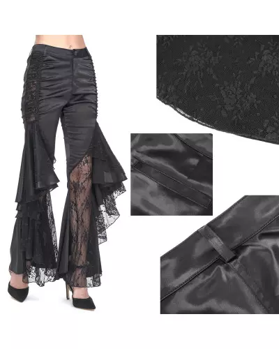 Elegant Pants with Lace from Devil Fashion Brand at €76.50