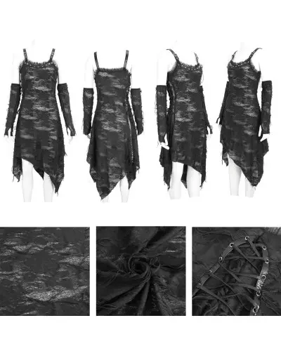 Kleid mit Handschuhen der Devil Fashion-Marke für 67,50 €