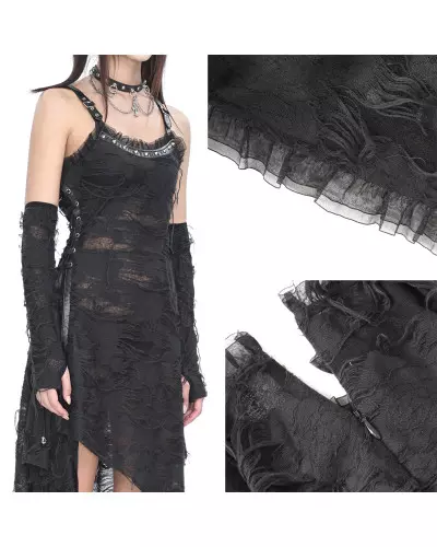 Kleid mit Handschuhen der Devil Fashion-Marke für 60,00 €