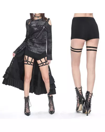 Shorts com Tachas da Marca Devil Fashion por 31,50 €
