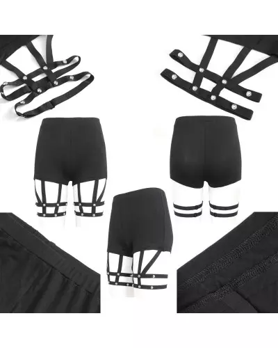 Shorts mit Nieten der Devil Fashion-Marke für 31,50 €