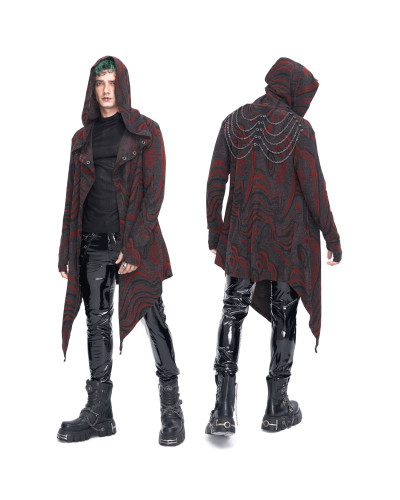 Veste Gothique Élégante Ouverte pour Homme