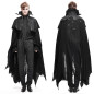Long Black Cape for Men