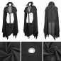 Capa Larga Negra para Hombre Capa Larga Negra para Hombre