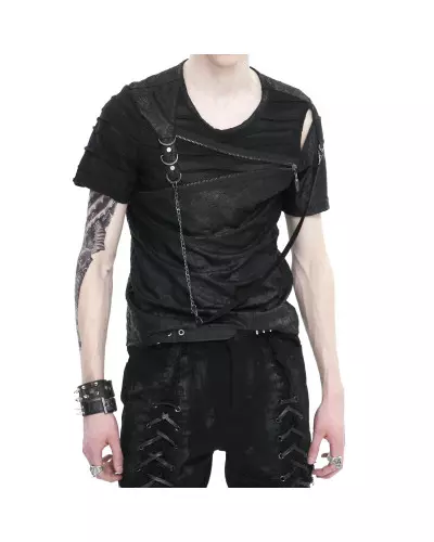 Asymmetrical T-Shirt for Men from Devil Fashion Brand at €52.90