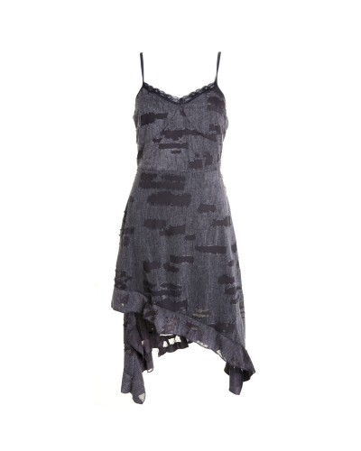 Asymmetrisches Gothic Kleid
